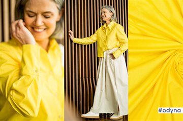 Poplin Sunshine yellow FM